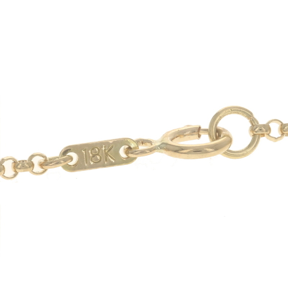 Yellow Gold Smoky Quartz Peridot Citrine Necklace 16 3/4" 18k Briolette 11.20ctw - Picture 7 of 7